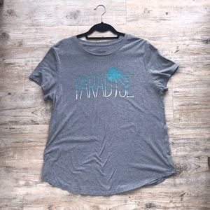 Gray American Eagle Graphic Tee